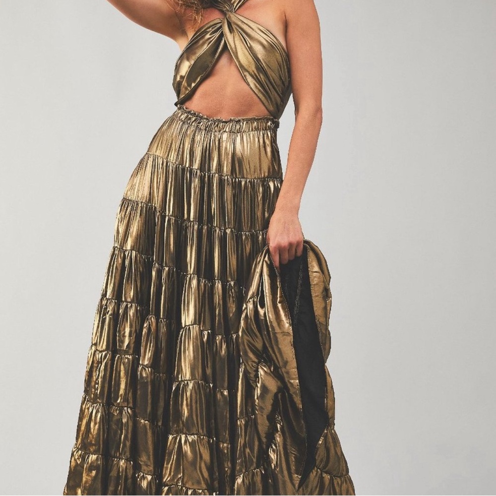 Free people X Revolve something magical maxi